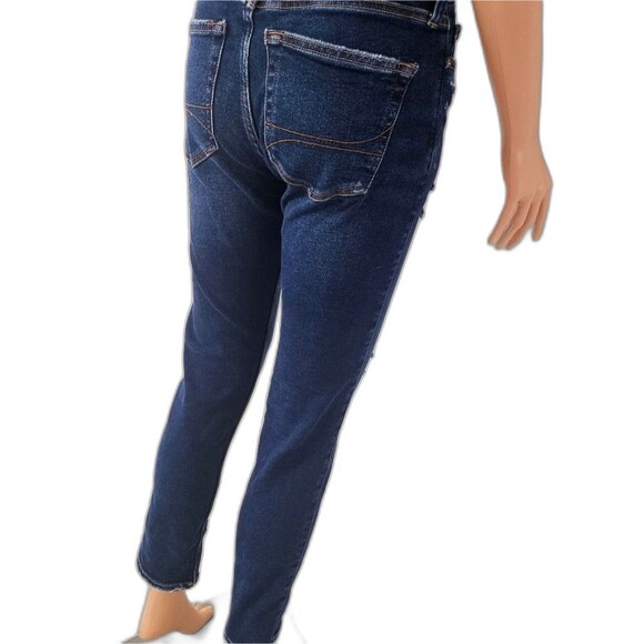 Hollister Skinny Women's Blue Distressed Jeans - Picture 6 of 9